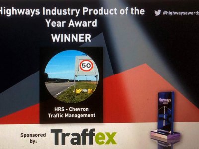 Smart sign wins product of the year award for Chevron TM and HRS